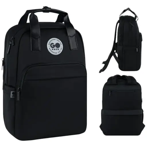 Рюкзак GoPack Teens 122M-1 Черный (GO26-122M-1) - фото 1