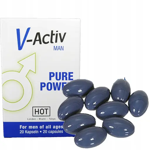 Чоловічі таблетки для продовження ерекції V-Activ For Men 20 шт.