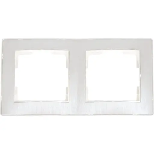 Рамка Brille двойная RB-2F/B pl