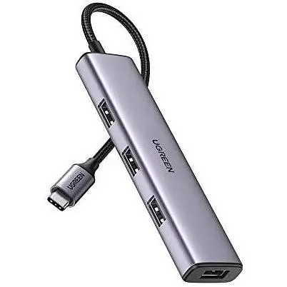 Хаб Ugreen Usb-C to 4xUsb 3.0 Hub CM473 (20841) - фото 1