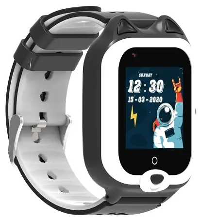 Смарт годинник-телефон дитячі Wonlex KT22 4G камера прослуховування геозона WI-FI GPS SIM Black (17004) - фото 5