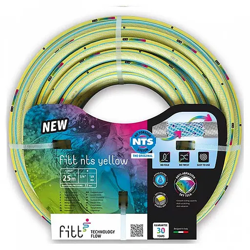 Шланг для полива FITT NTS YELLOW 1/2" 15 м NTSYL1/215 - фото 1
