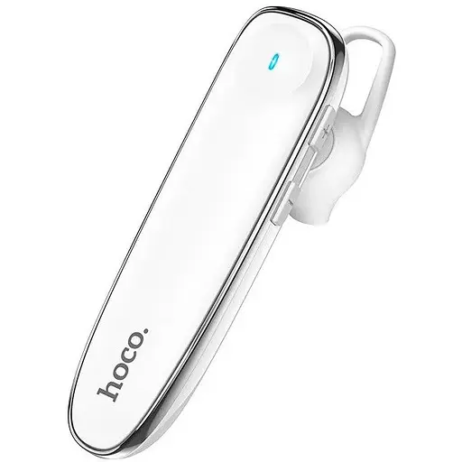 Моно бездротова гарнітура (Bluetooth) Hoco E49 Young Business біла - фото 1