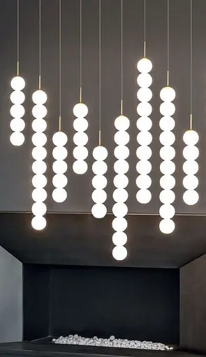 Люстра Brille молекула подвесная LED 30W WW FG (BL-849S/5) - фото 6
