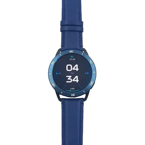 Ремінець шкіряний Tamister для годинника Xiaomi Watch 2/ 2Pro/ S4/ S3/ S2/ S1 22 мм Blue - фото 3