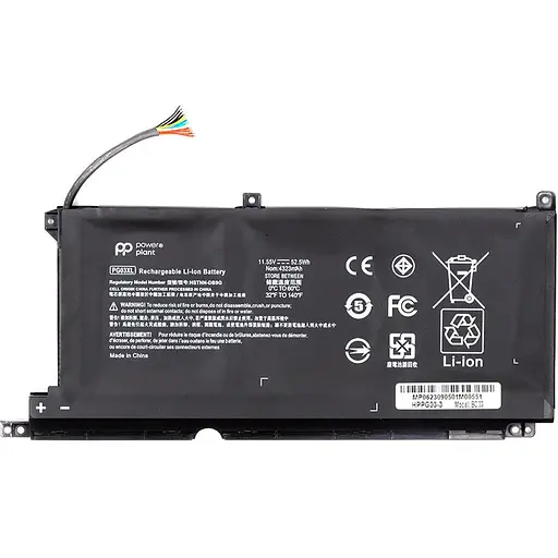 Акумулятор PowerPlant для ноутбуків HP Pavilion Gaming 15-DK Series (PG03XL) 11.55V 4323mAh