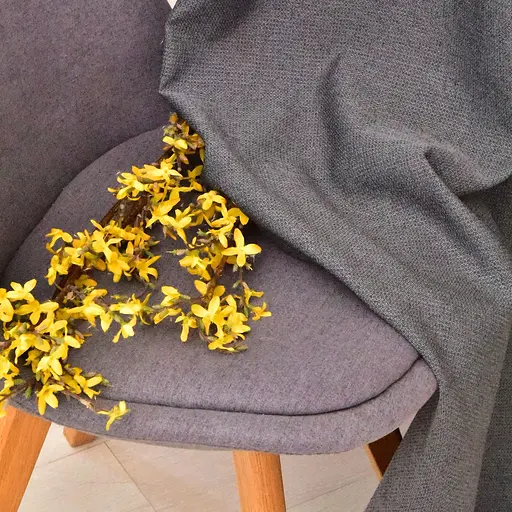 Комплект штор Ideia Naturel с люверсами графит 2.5х1.5 м (400020678) - фото 5