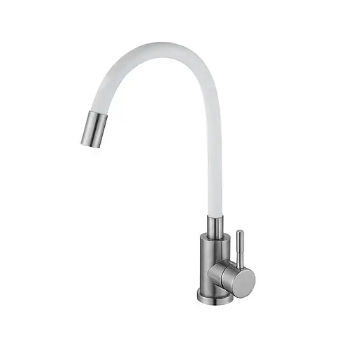 Змішувач для кухні Lidz Aria 04R-WFS з гнучким виливом - фото 1