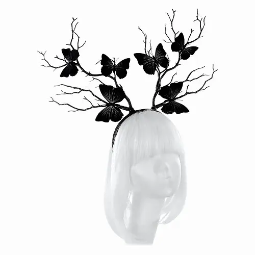 Обруч Бабочки на ветках - фото 1