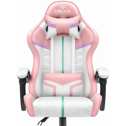 Компьютерное кресло Hell's Chair HC-1004 Rainbow Pink - фото 4