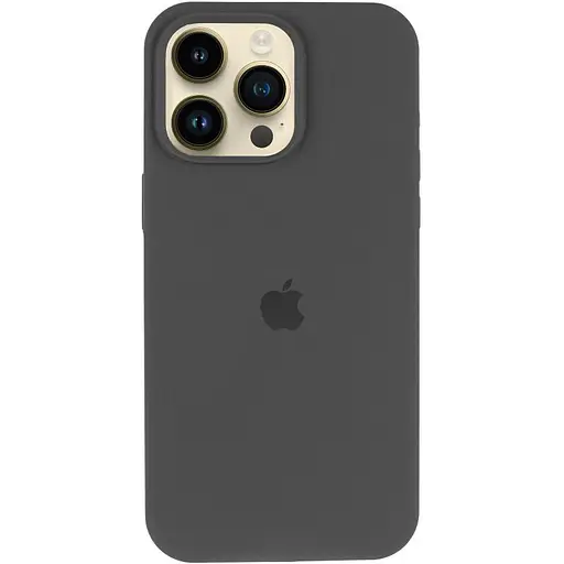 Чохол Epik Silicone Case AA Logo with MagSafe для Apple iPhone 13 Pro Max 6.7 Сірий/Dark Gray - фото 2