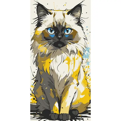Картина по номерам "Хороший котик" 11560-AC 40х80 см