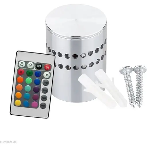 Світлодіодний настінний світильник ETiME 3W RGB