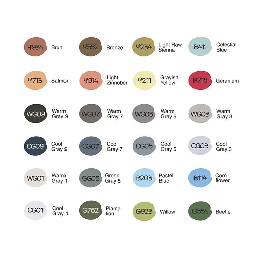 Набір маркерів Outdoor, 24 шт 99IDEAS - фото 2