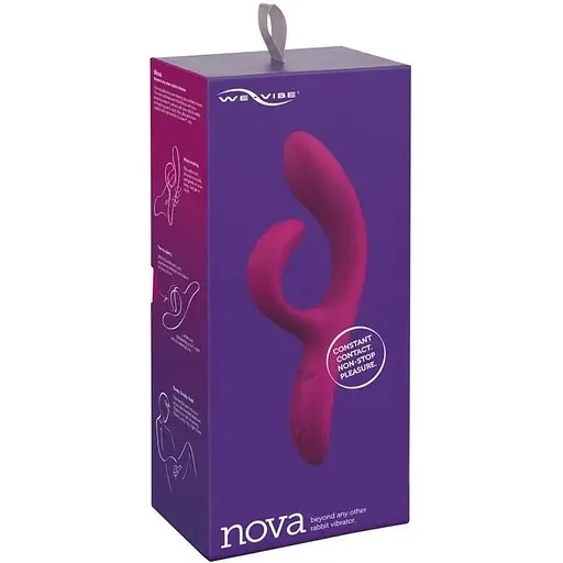 Смарт-вибратор кролик We-Vibe Nova Fuchsia регулируемый угол наклона ствола - фото 9