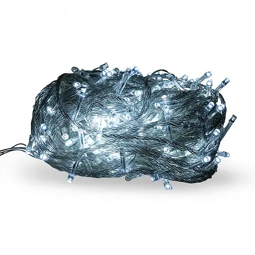 Новогодняя гирлянда комнатная нить GarlandoPro 22 м 220 LED белый провод Белый свет W220LED22MWW - фото 3