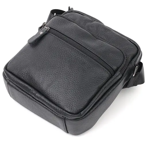 Чоловіча шкіряна сумка Vintage 18х19х6 см sum0020306 - фото 3