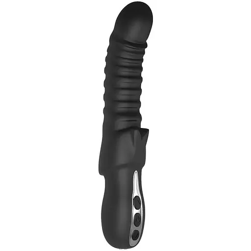 Вібратор-кролик Dreamtoys Typhon 23 см чорний