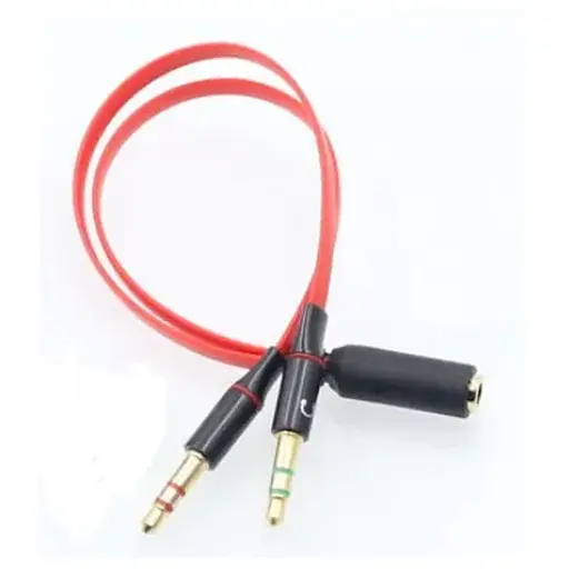 Переходник аудио Jack 3.5mm F 4pin -> 2 Jack 3.5mm M (Audio+MIC)