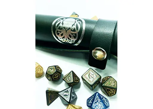 Настільна гра Планета Ігор Лоток для кубиків Ктулху (зелений) (Dice tray Cthulhu green) (pi-dt010) - фото 7