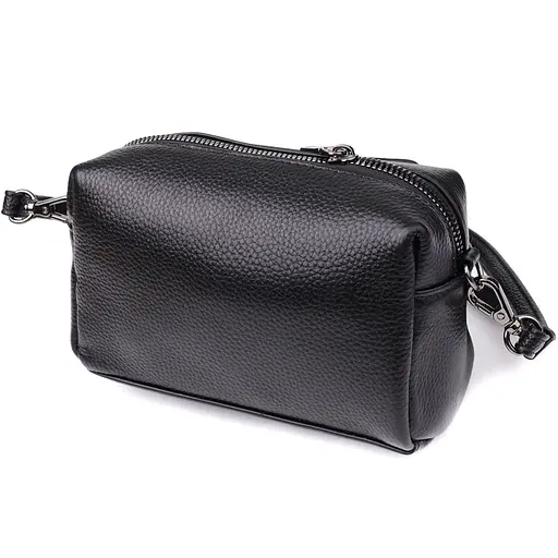 Женская сумка Vintage из натуральной кожи с актуальным декором 17х11х8 см sum0027588 - фото 2