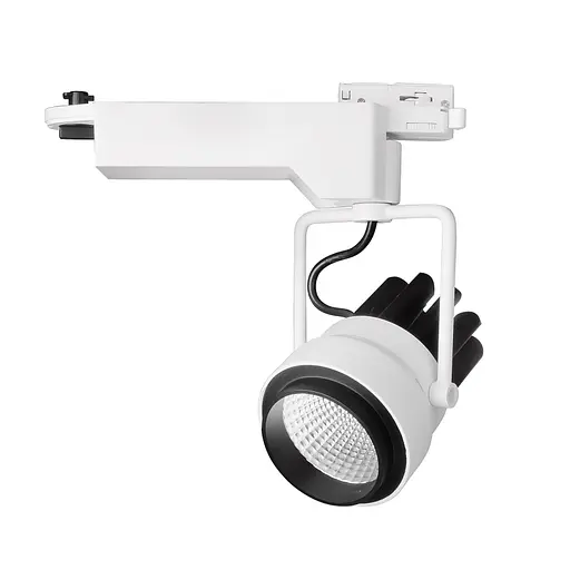 Светильник трековый поворотный LED 412/30W CW WH/BK COB Brille 32-072