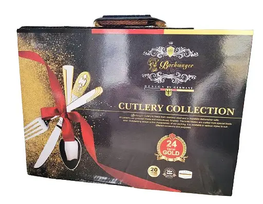 Набор столовых приборов Bachmayer 7290-BM на 12 персон в подарочном чемодане 72 предмета - фото 10