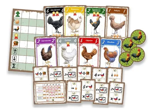 Настільна гра Lords of Boards Курочки (Hens) (укр.) (LOB2202UA) - фото 2