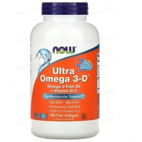 Omega 3-D Now Foods ULTRA у м'яких капсулах №180 - фото 1