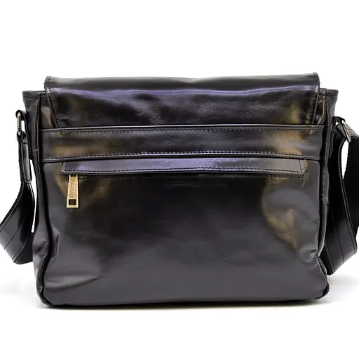 Чоловіча шкіряна сумка через плече TARWA 30.5х24х10 см sum0028176 - фото 7