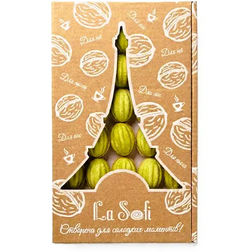 Печенье La Sofi Гречневые орешки Дубайские с фисташковой пастой и сгущенкой 20 шт. - фото 1