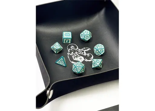 Настольная игра Планета Ігор Лоток для кубиков Дракон (черный) (Dice tray Dragon black) (pi-dt004) - фото 8