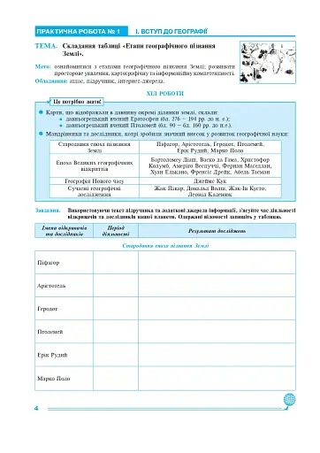 Географія. Планета Земля. 6 клас. Практикум (за модельною навчальної програмою "Географія. 6-9 кл. С.Г. Кобернік та інші) - фото 3