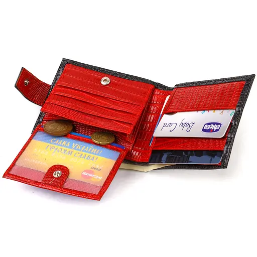 Мужской кожаный кошелек Canpellini 11х8.3х1 см acs0025705 - фото 5