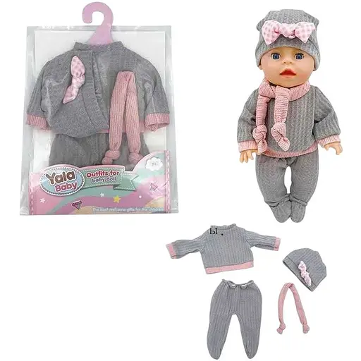 Одяг для ляльки-пупса на пупса висотою 30-35см YLC335B