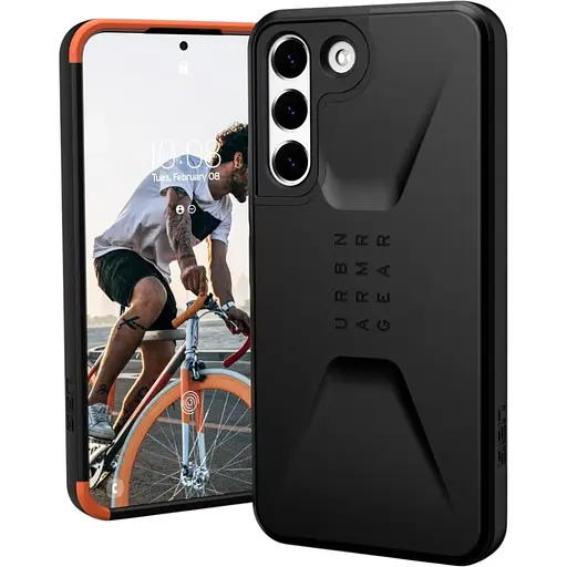 Оригінальний протиударний чохол UAG Civilian Samsung Galaxy S22 (6.1") Black 21342D114040