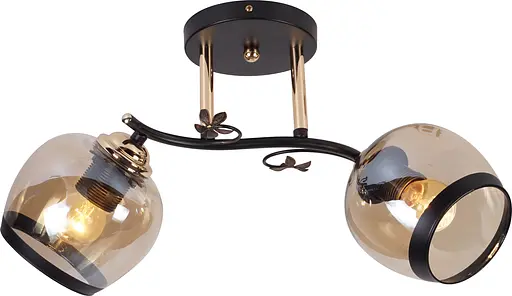 Люстра декоративна V DA5142B/2 Black+Gold на 2 плафони