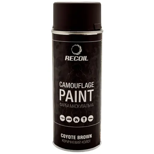 Фарба маскувальна аерозольна RecOil коричневий койот 400 мл