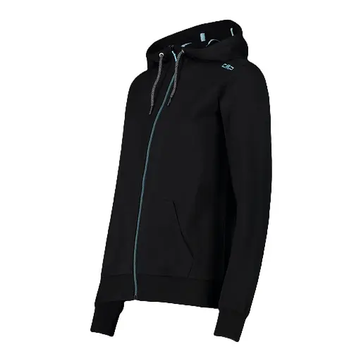 Кофта CMP Women's Full Zip Hoodie Black XS (1097-32D8016-U901 36) - фото 3
