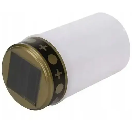 Свеча светодиодная OldBro солнечная с эффектом мерцания пламени водостойкая для памяти без батареек белая - фото 2