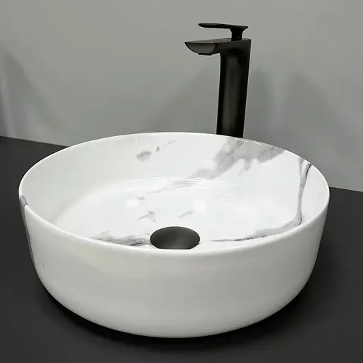 Умивальник VBI Prato marble nature накладний VBI-011404, Мармур - фото 2