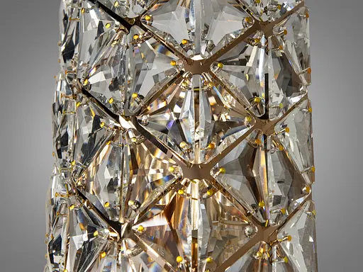 Бра класичне 9133B300GD золото кришталеві елементи - фото 3