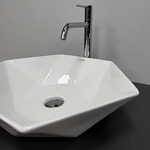 Умивальник VBI Rocazzo white накладний VBI-012624, Білий - фото 2