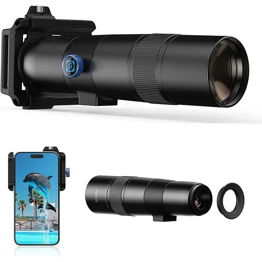 Телефото объектив для смартфона Apexel APL-T30XJJ028 со штативом TeleCular 3 [134484] - фото 3