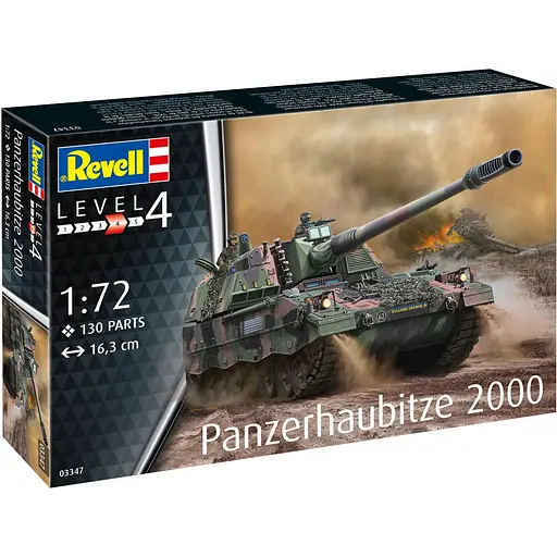 Збірна модель Revell САУ Panzerhaubitze 2000 масштаб 1:72, 130 деталей (RVL-03347) - фото 1