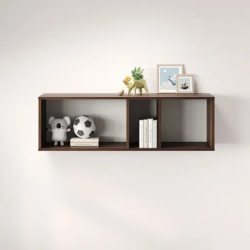 Полка настенная MebelStar Лилу 110x27x34 см Дуб янтарный (MBS-1364)