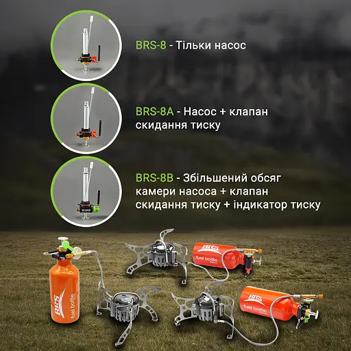 Туристичний мультипаливний пальник BRS-8A - фото 8