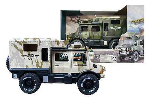 Машина военная инерционная, озвученная, со светом (В ассортименте) - фото 2