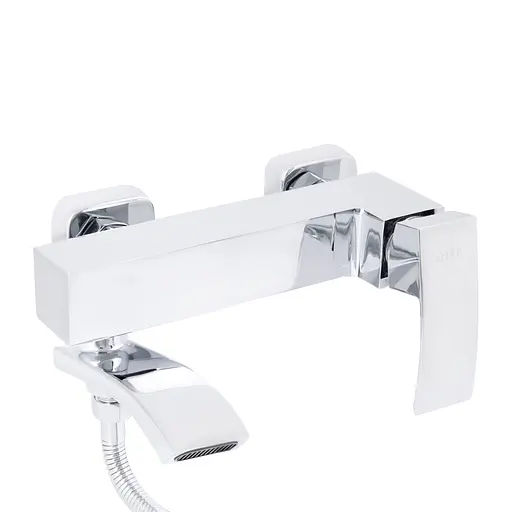 Змішувач для ванни Qtap Swan Cascada з поворотним виливом (з душовим гарнітуром) QTSWA260CRM45565 Chrome - фото 3