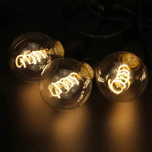 Вивчальний деревний глобус Світлодіодна лампочка Едісона, G80 6W м'який білий 2700 K, антикварна гнучка e27 - фото 5